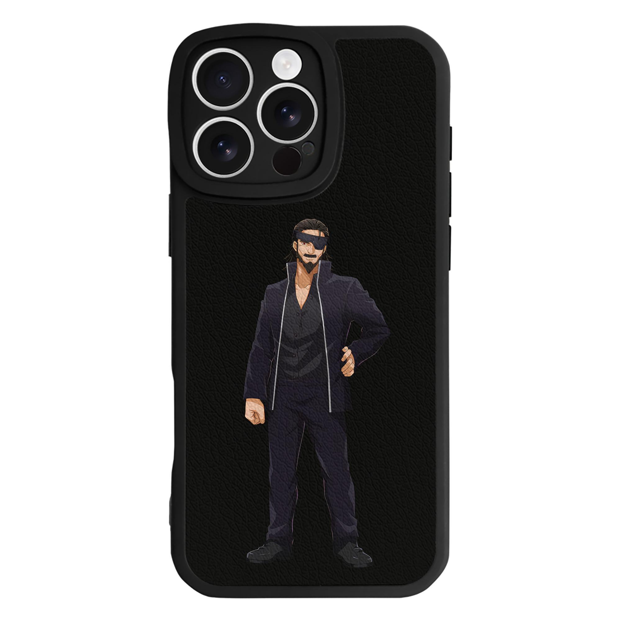 （画像用） 呪術廻戦 Jujutsu Kaisen 【iPhone 16シリーズ対応】シリコンスマホケース（レザー調） 材質：シリコン